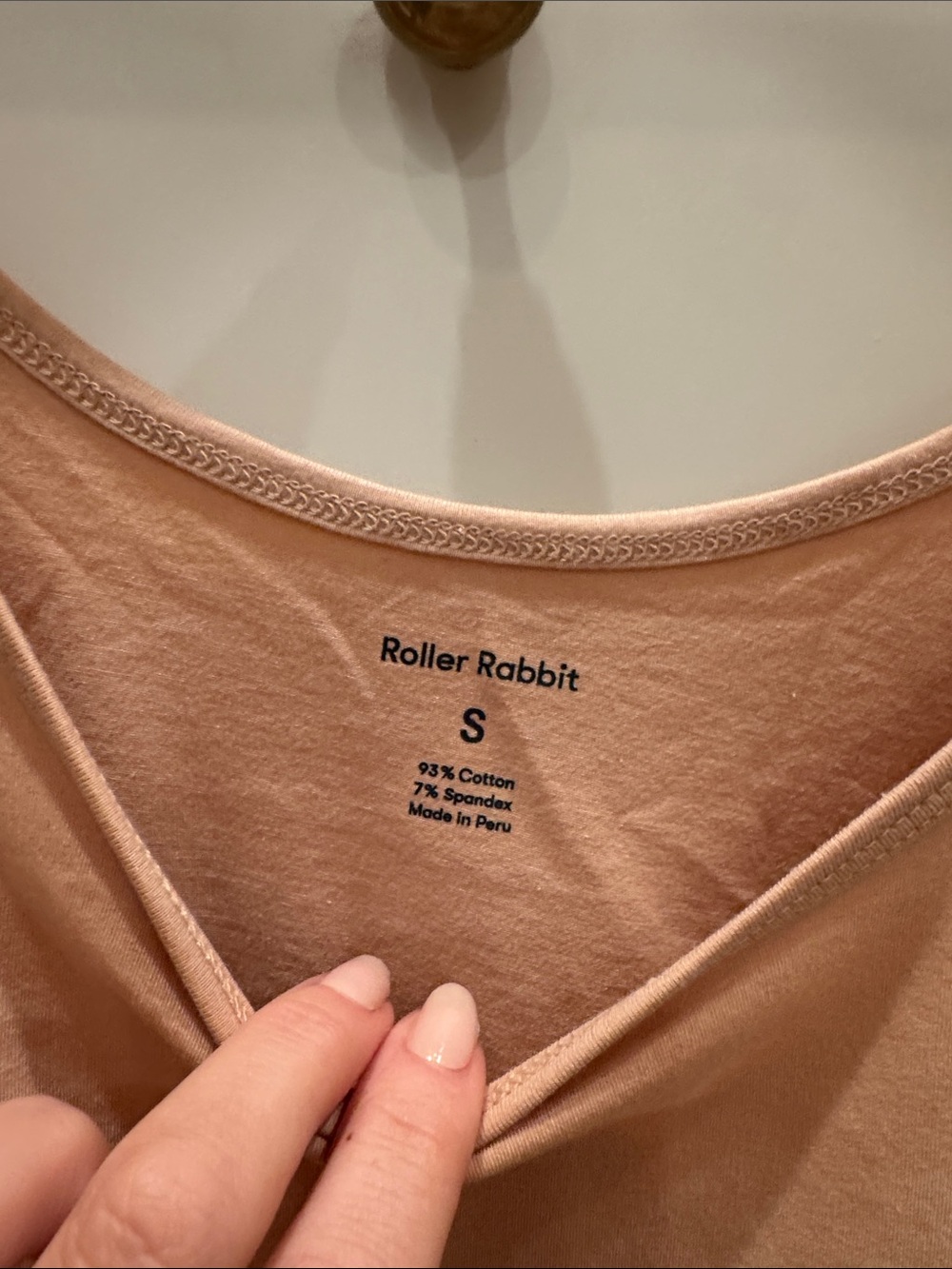 Roller Rabbit Nude Tank Top - Picture 2 of 2